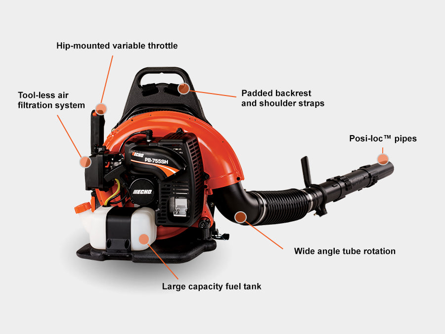 ECHO PB-755S PROFESSIONAL BACKPACK BLOWER