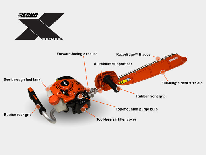 ECHO HCS-2810 X-SERIES PROFESSIONAL SINGLE SIDED HEDGE TRIMMERS