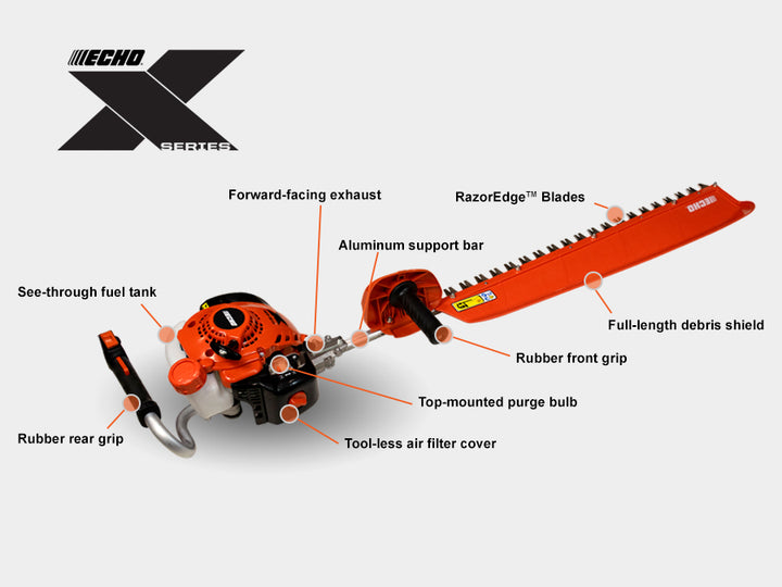 ECHO HCS-3810 X-SERIES PROFESSIONAL SINGLE SIDED HEDGE TRIMMER