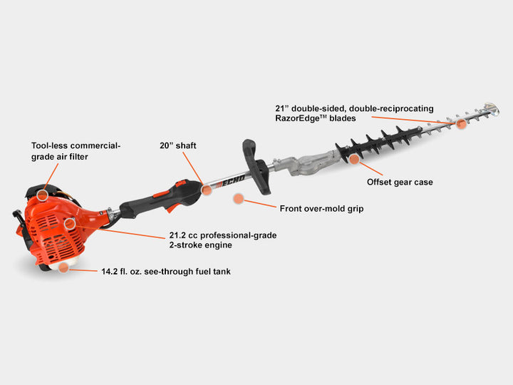 ECHO SHC-225S SHAFTED HEDGE TRIMMER