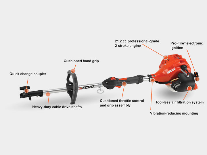 ECHO PAS-225 PRO ATTACHMENT SERIES POWERHEAD