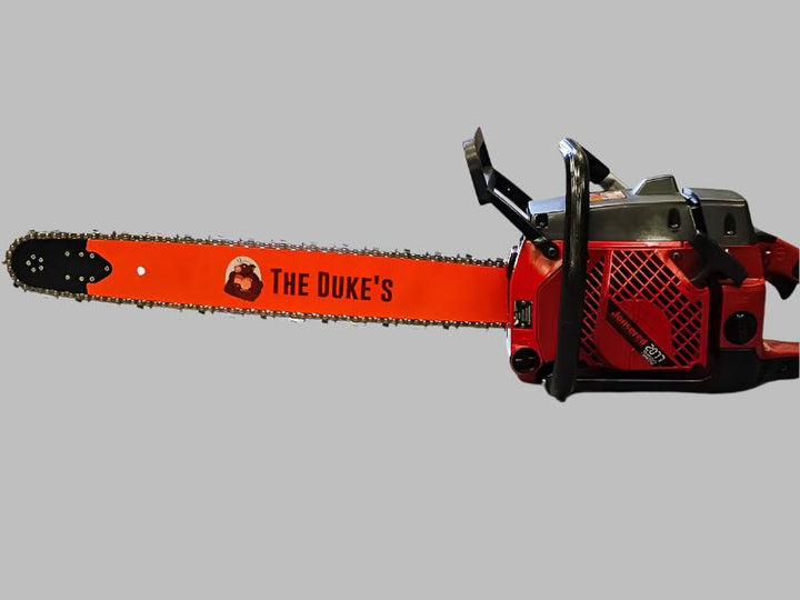 THE DUKE'S SEMI-PROFESSIONAL CHAINSAW BAR -- REPLACEABLE SPROCKET TIP