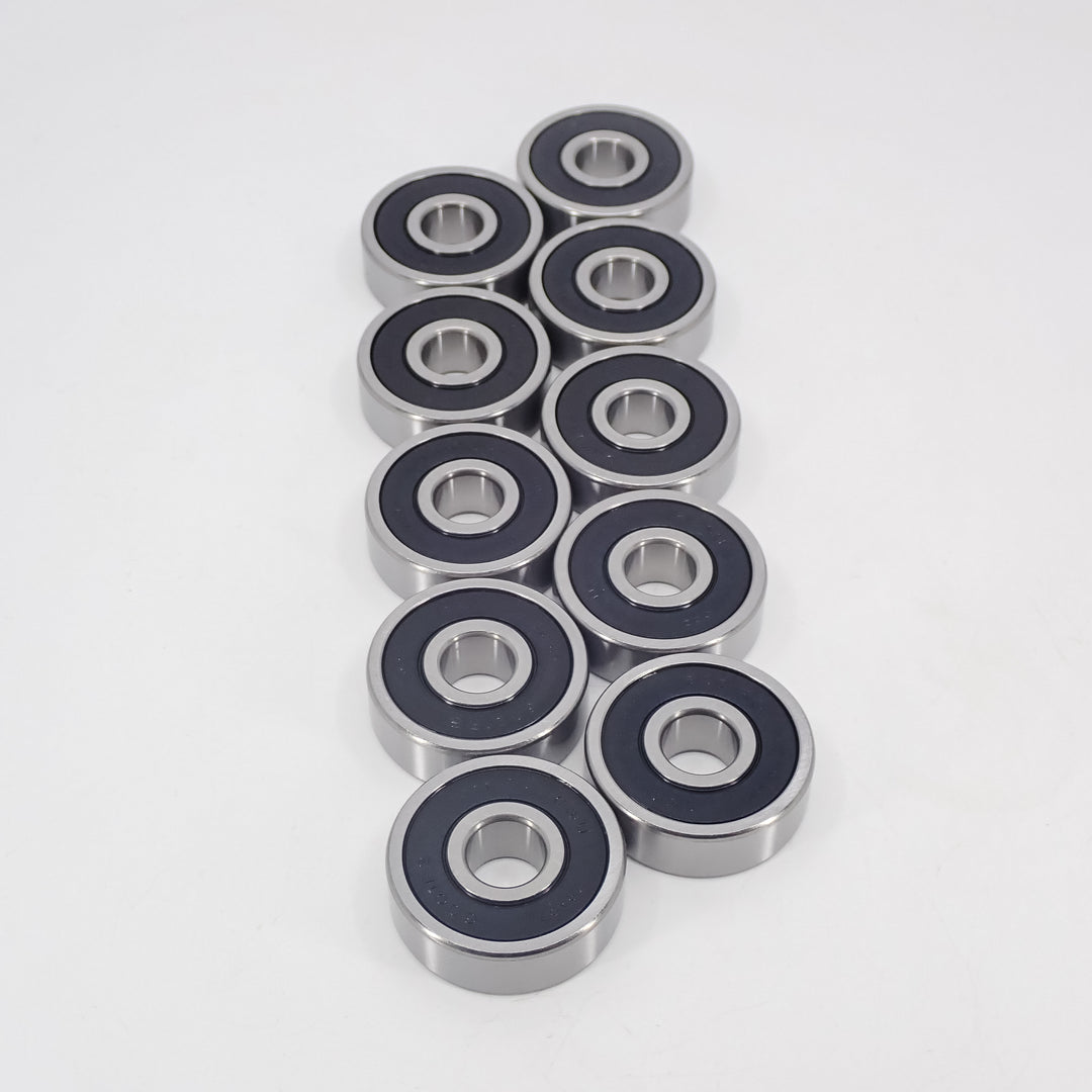 THE DUKE'S DEEP GROOVE RUBBER SEAL BALL BEARING 10-PACK 6301-2RS 12X37X12