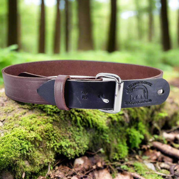 THE DUKE'S HANDMADE LEATHER BELT, MADE IN PENNSYLVANIA