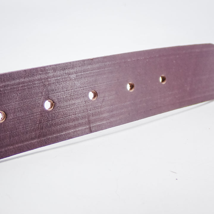 THE DUKE'S HANDMADE LEATHER BELT, MADE IN PENNSYLVANIA