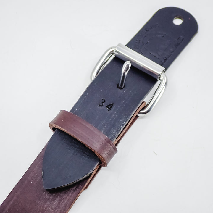 THE DUKE'S HANDMADE LEATHER BELT, MADE IN PENNSYLVANIA