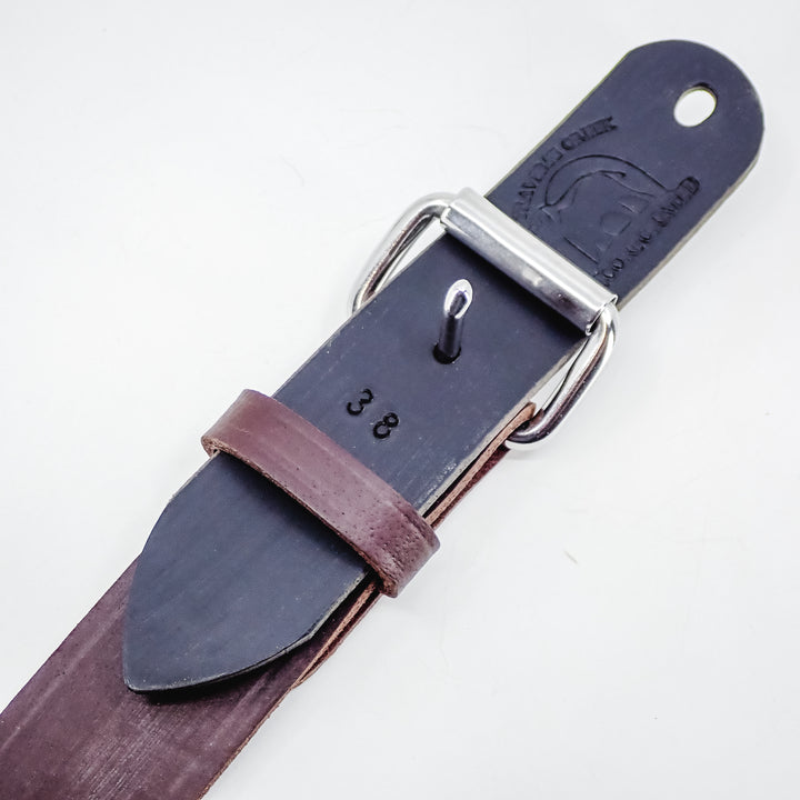 THE DUKE'S HANDMADE LEATHER BELT, MADE IN PENNSYLVANIA