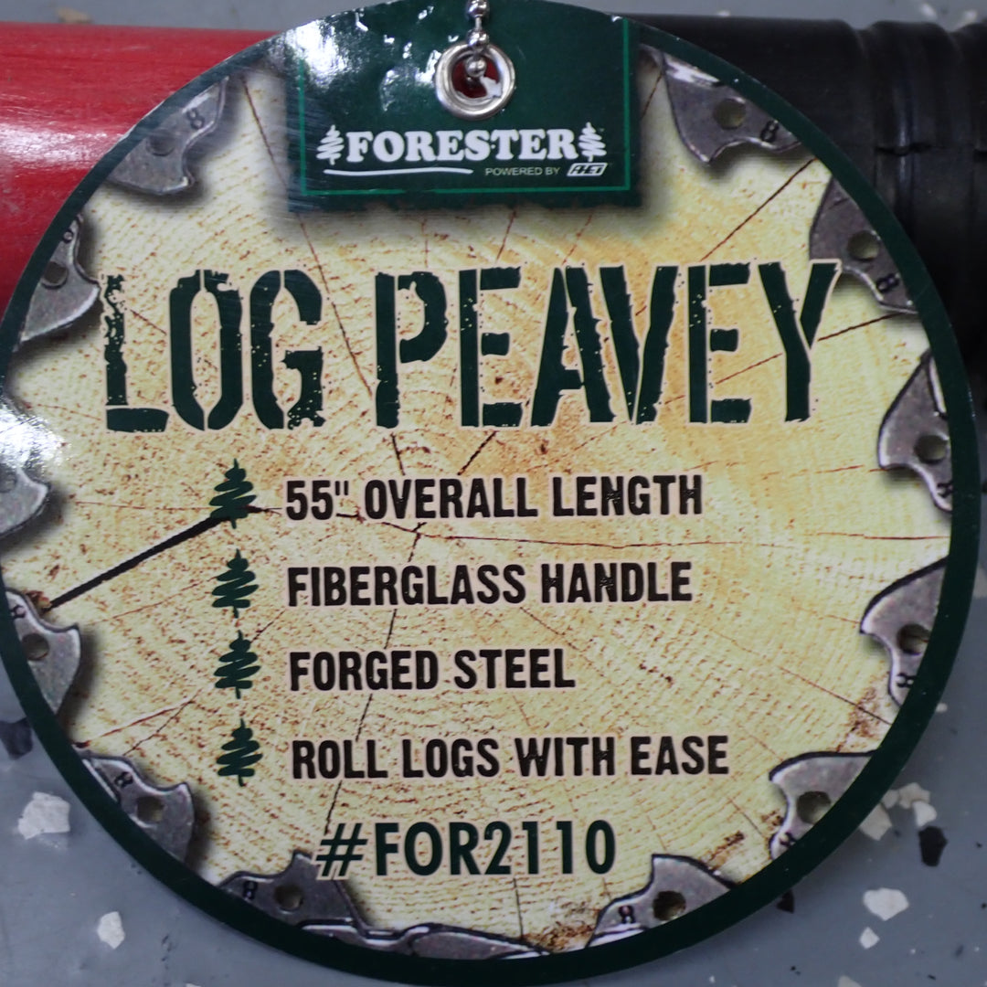 FORESTER HEAVY 55" DUTY LOG HANDLING PEAVY WITH FIBERGLASS HANDLE