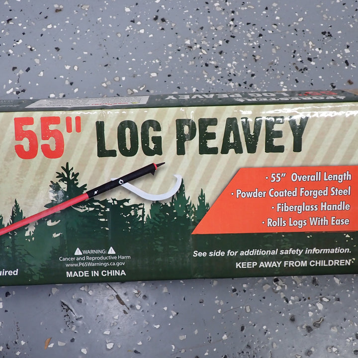 FORESTER HEAVY 55" DUTY LOG HANDLING PEAVY WITH FIBERGLASS HANDLE