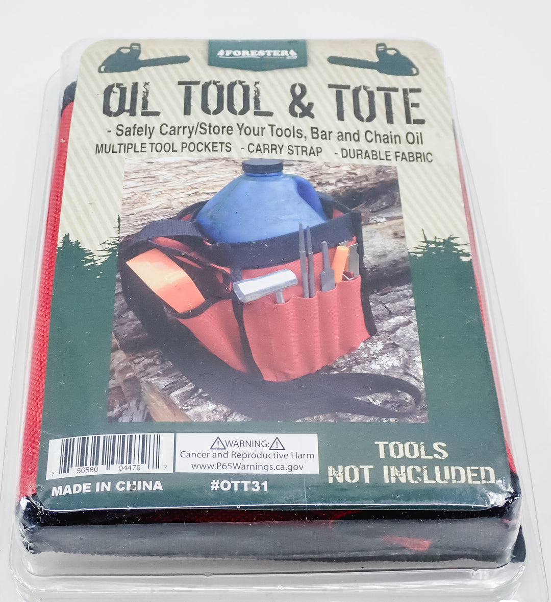 FORESTER CHAINSAW OIL AND TOOL TOTE CARRY BAG