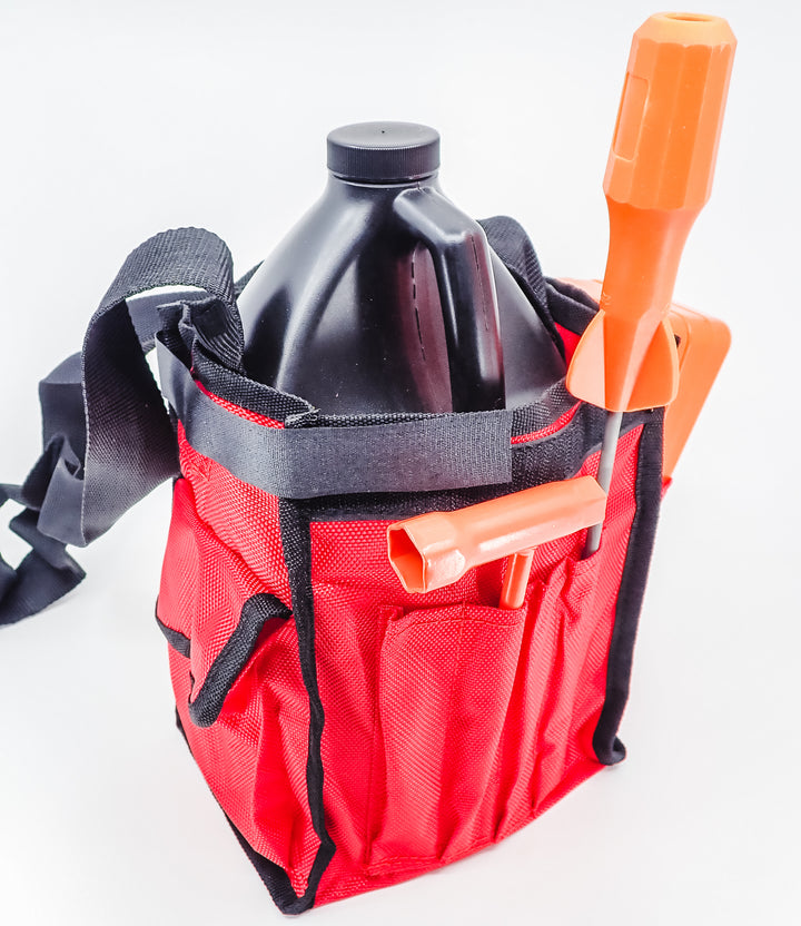 FORESTER CHAINSAW OIL AND TOOL TOTE CARRY BAG