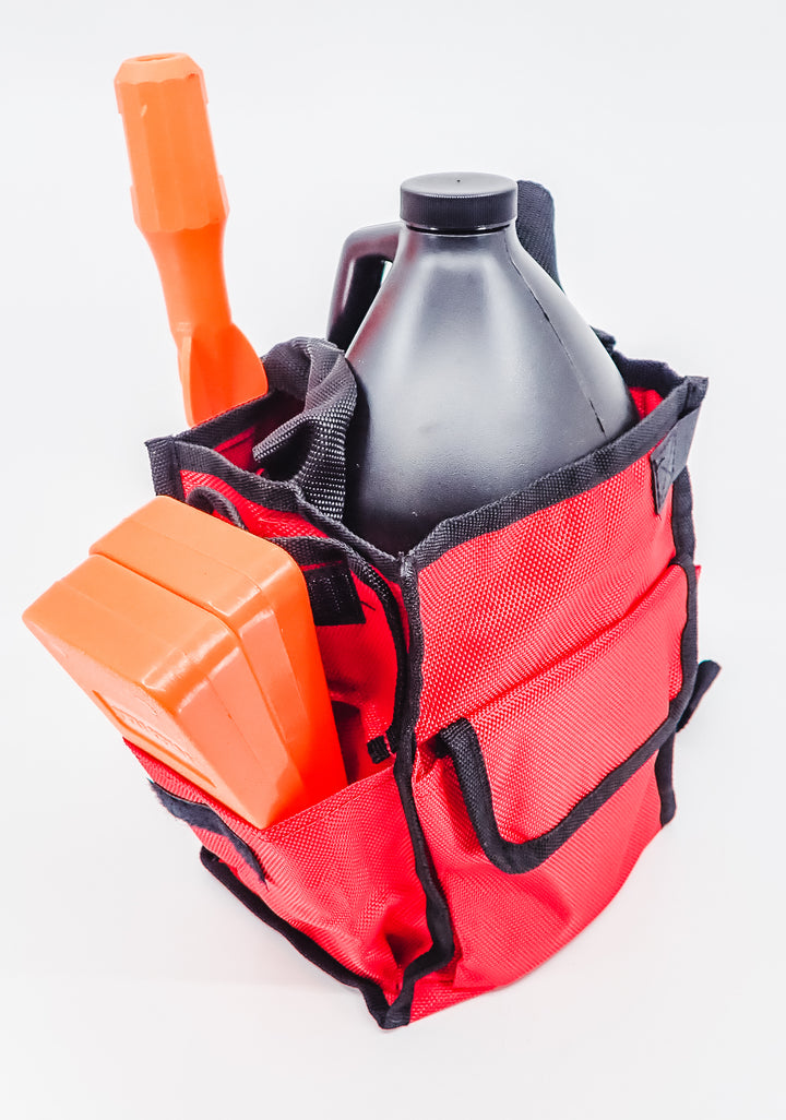 FORESTER CHAINSAW OIL AND TOOL TOTE CARRY BAG