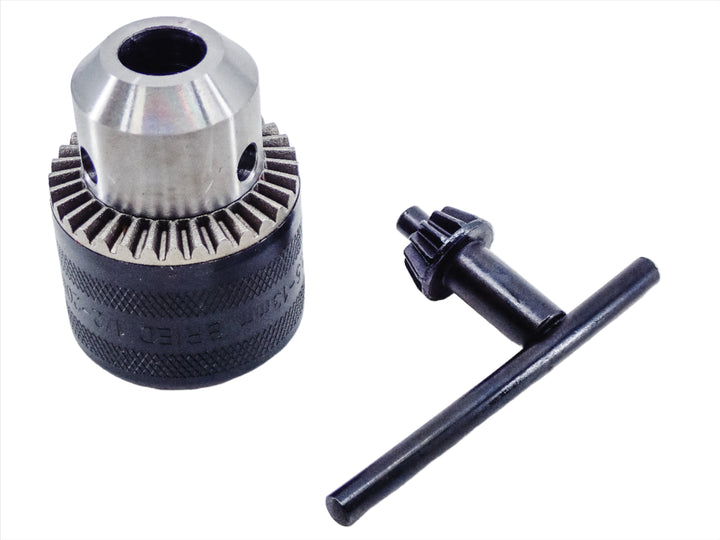 REPLACEMENT DRILL CHUCK 1.5-13MM 1/2X20 THREAD WITH KEY