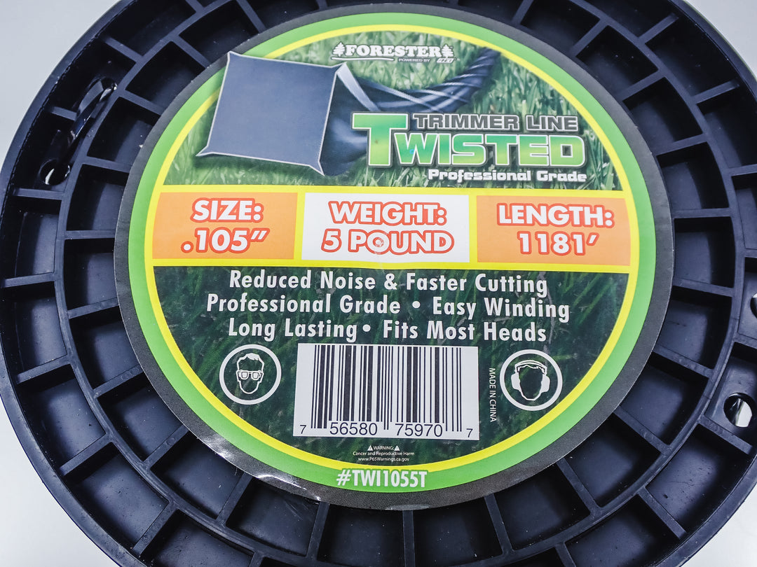 FORESTER TWISTED TRIMMER LINE 5LB SPOOL .105