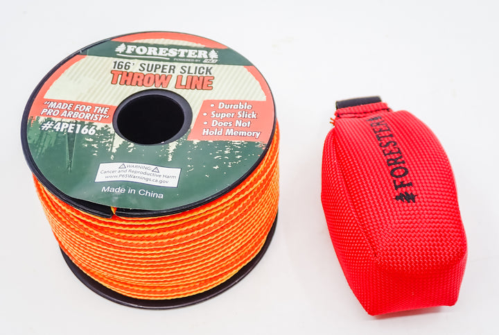 FORESTER ARBORIST SUPER SLICK THROW LINE AND 15OZ BAG