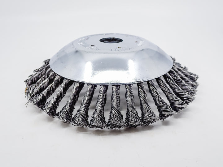 FORESTER 8" KNOTTED STEEL TRIMMER HEAD BRUSH