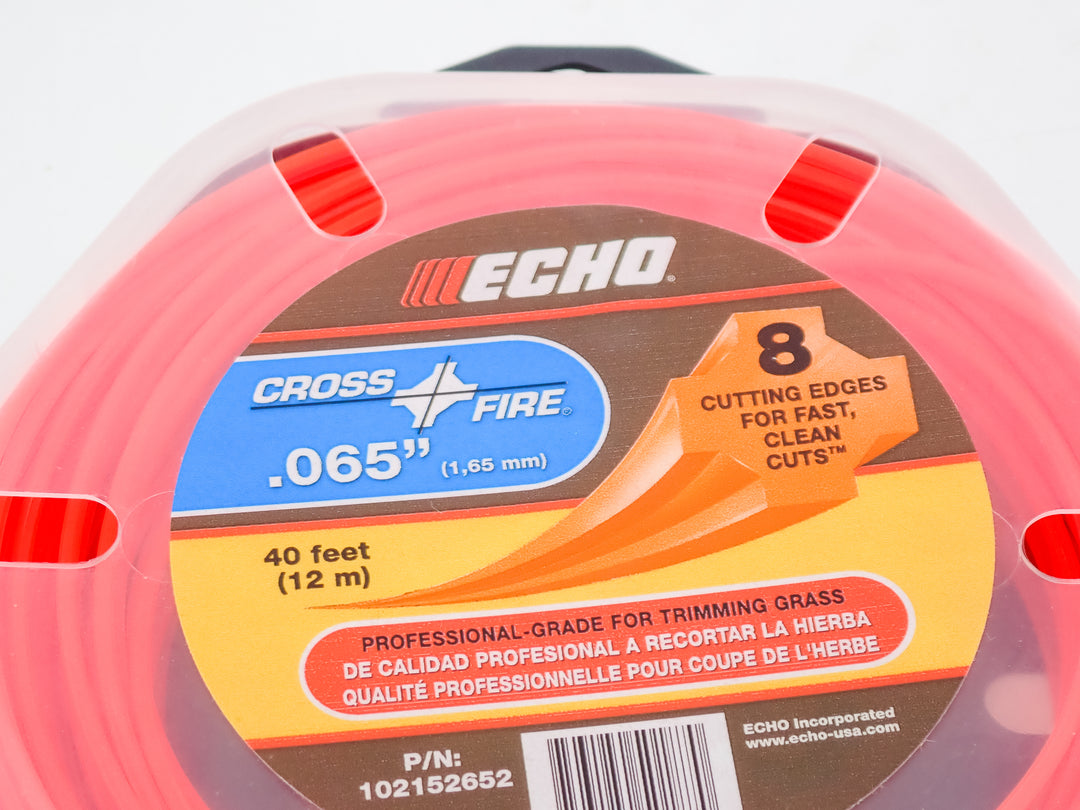 GENUINE ECHO CROSSFIRE TRIMMER LINE .065 40FT 102152652