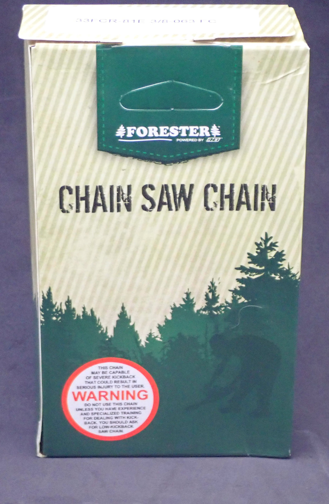 FORESTER PROFESSIONAL SEMI CHISEL CHAINSAW CHAIN 3/8 .063 114DL