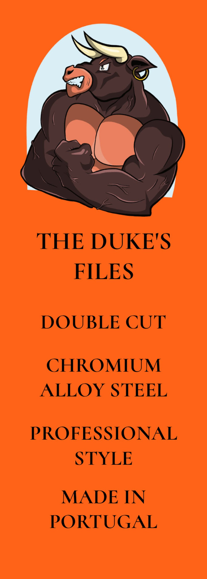 THE DUKE'S PROFESSIONAL DOUBLE CUT CHROMIUM ALLOY CHAINSAW FILES