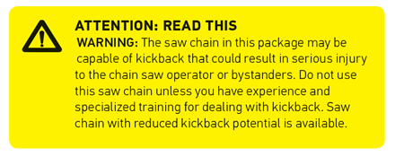 THE DUKE'S PROFESSIONAL HARD CHROME 3-PACK FULL-CHISEL CHAINSAW CHAIN