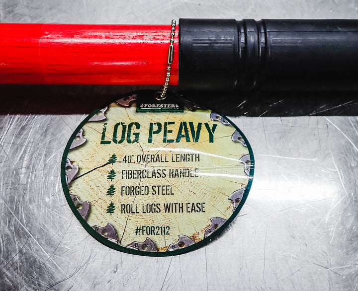 FORESTER HEAVY 40" DUTY LOG HANDLING PEAVY WITH FIBERGLASS HANDLE