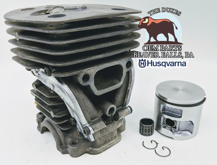 GENUINE OEM PISTON AND CYLINDER KIT FITS HUSQVARNA 455 RANCHER  47MM 537 32 04-02