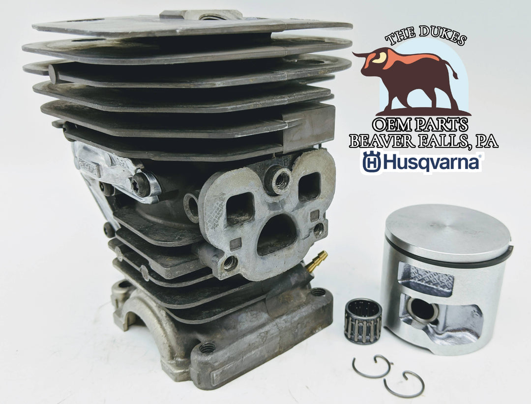 GENUINE OEM PISTON AND CYLINDER KIT FITS HUSQVARNA 455 RANCHER  47MM 537 32 04-02