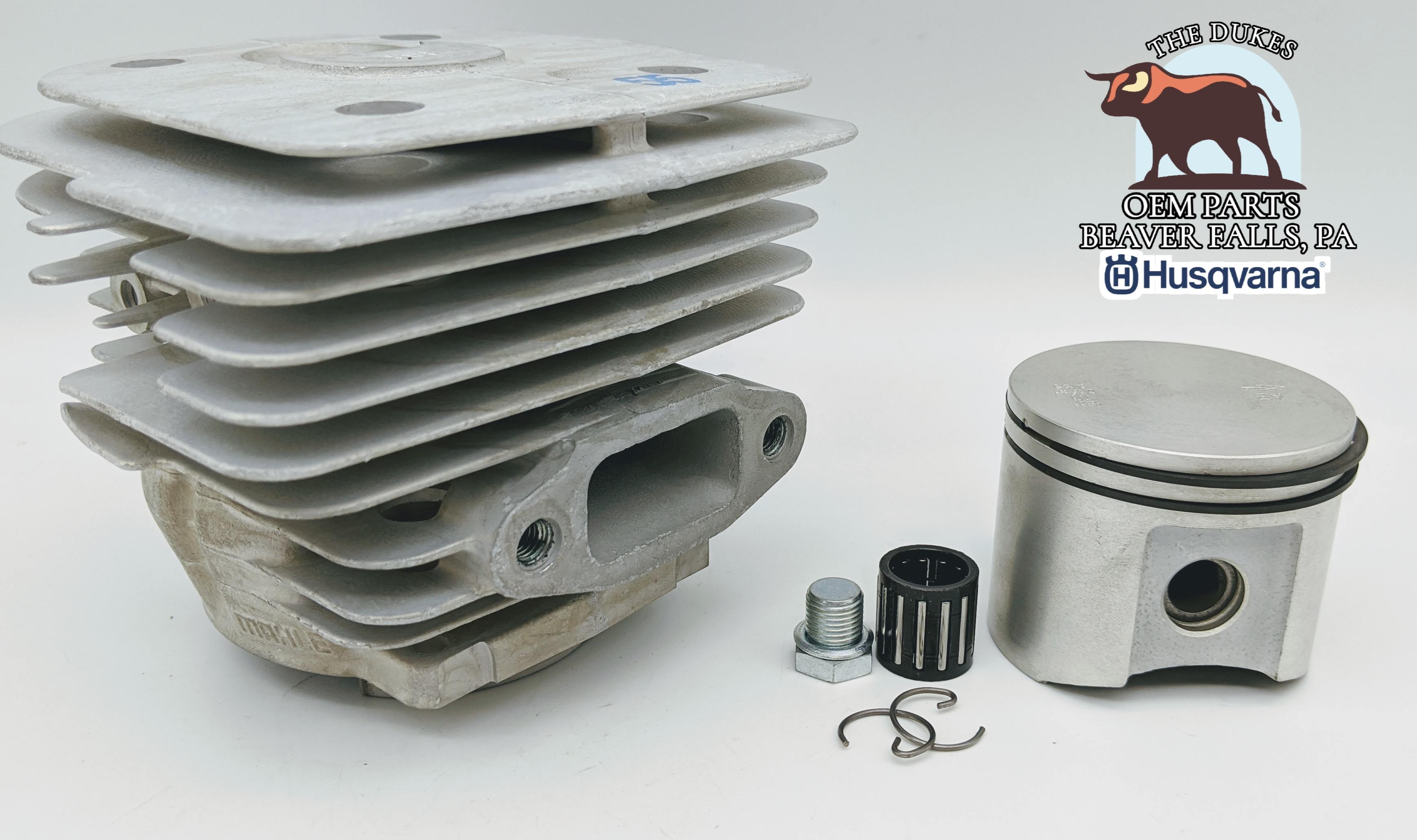 GENUINE OEM CYLINDER KIT FITS HUSQVARNA 385 390XP 55MM 597868702